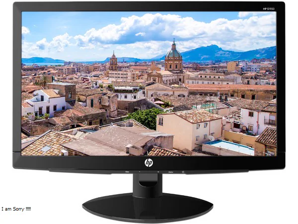 Monitor HP S1933 de frente